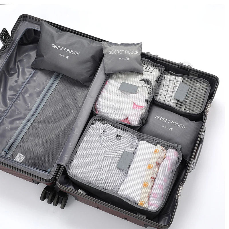 6-Piece Travel Packing Organizer Set