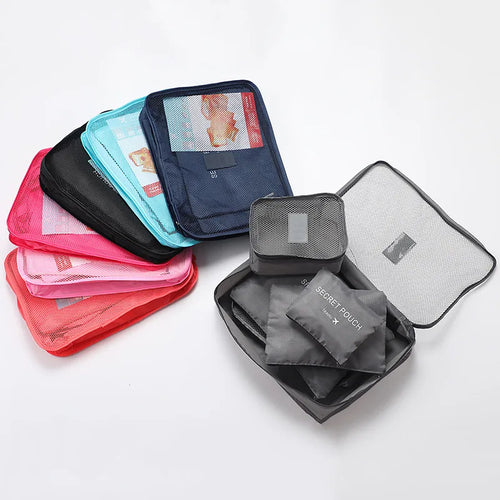 6-Piece Travel Packing Organizer Set