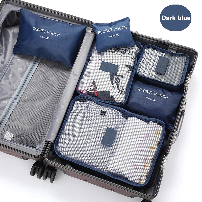 6-Piece Travel Packing Organizer Set