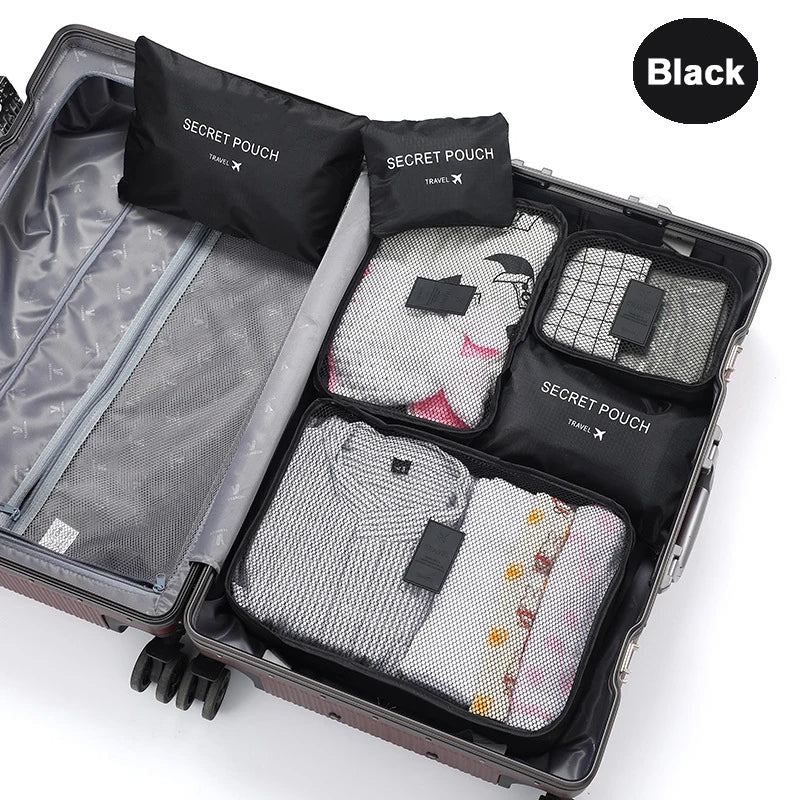 6-Piece Travel Packing Organizer Set